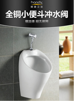 Push Button Urinal Flush Valve