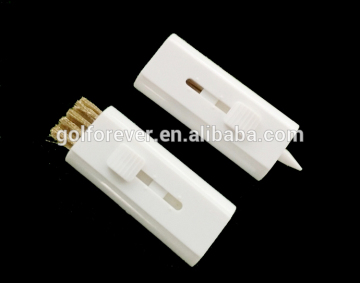 two function golf brush for golf club