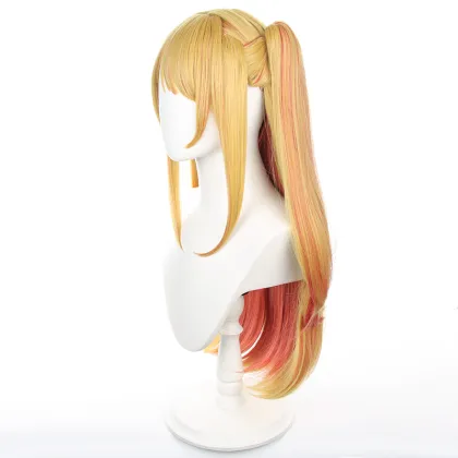 75cm Long Straight Claw Golden Orange Rubii Hoshino Cosplay Wig - OSHI NO KO Anime Wig for Women