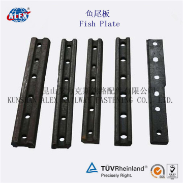 Rail Fishplate with Oxygen Black/Zinc Plated, Railway Track Joint Bar, Railroad Splice Bar UIC860 Rails
