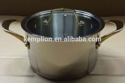 2016 new design 20x11cm casserole/cooking pot/stock pot with casting handle