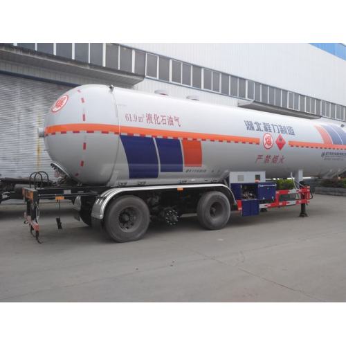 Xe chở khí đốt tự nhiên Lpg Xe chở xăng dầu bán rơ moóc