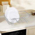 Chrome Steel Kitchen Dish Drainer Rack