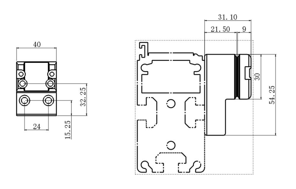 ZJ-U Conveyor Sensor Bracket Design