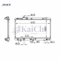 1750 Radiateur de refroidissement Toyota Paseo / Tercel 1.5L 1995-1999