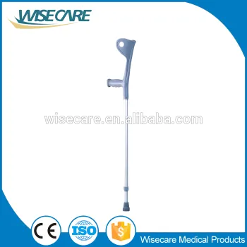 Europe-style Aluminum Adjustable walking cane Forearm Crutches for Disabled Patients