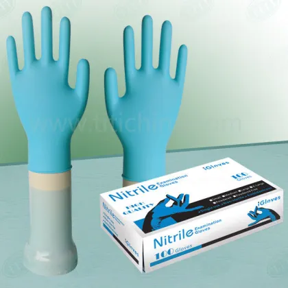 Customer Designed Nitrile Exam Gloves, Synthetic Nitrile Rubber Gloves, Powder Free Medical Nitrile Gloves