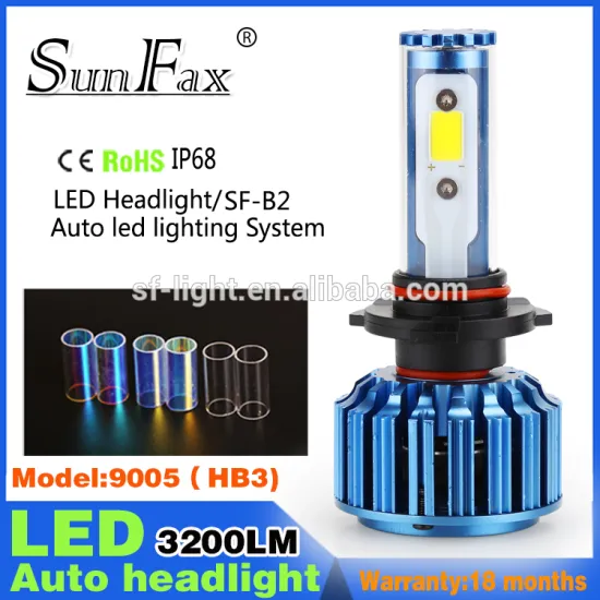 Adjuatable color B2 3200LM bike and motorcycle led headlight 9005 HB3 H11 H15 COB chips led headlight with waterproof CE ROSH