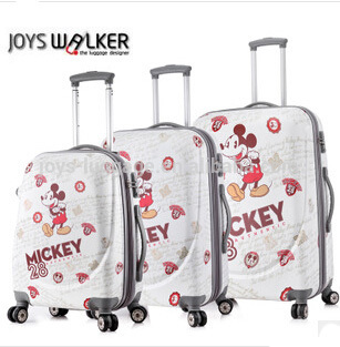 2014 Abs beige mickey luggage set