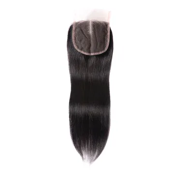 Wholesale Vendor 10A Grade Virgin Cuticle Aligned 4x4 Human Hair Closure Raw Brazilian Straight Hair HD Lace Closure Hair Weave