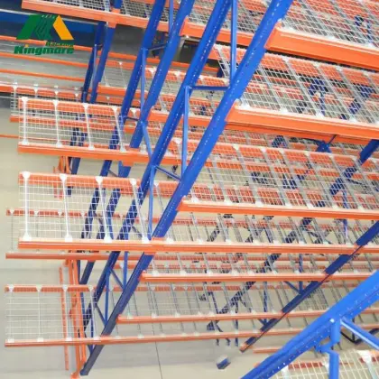 Heavy Duty Steel Mezzanine Floors and Rack System for Multi-Floor Warehouse Storage