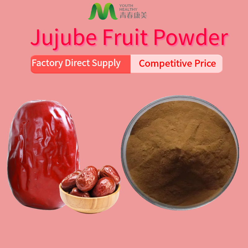 Aditivos alimentarios fruta de jujube roja en polvo
