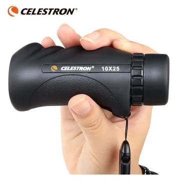 Celestron NATURE 10x25 Monocular - Fully Multi-coated, BaK-4 Prisms, Rubber Armored, Fog & Waterproof