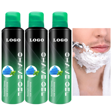 Iron Aluminum Cans Soothing Shaving Gel with Vitamin E and Moisturizing Foam
