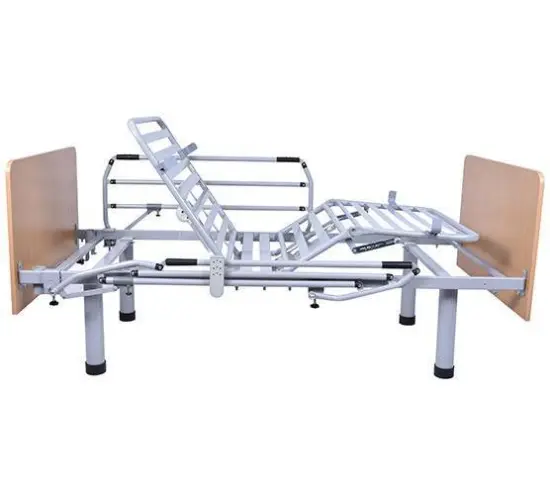 Folding Household Metal Wood Rotating Electric Bed