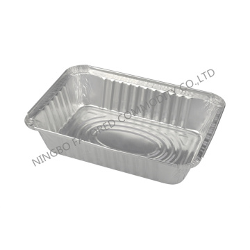 Aluminium Foil 2 1/4 oblong pan-Hemmed edge