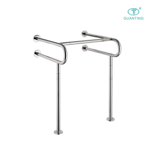 Lavamanos para personas mayores con soporte de pasamanos seguro