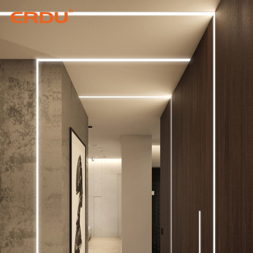 ERDU Custom LED Strip Light Aluminium Profil Rabated Channel