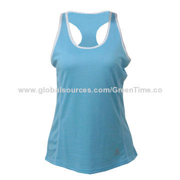 Women's sleeveless, 100% recycled polyester