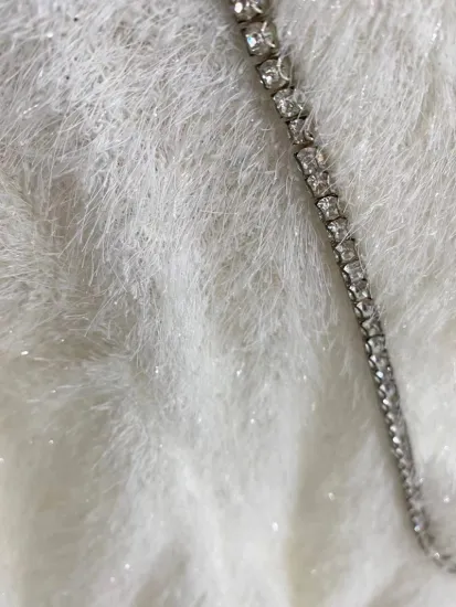 Wholesale Polyester Elastic Shiny Metal Lurex Dresses