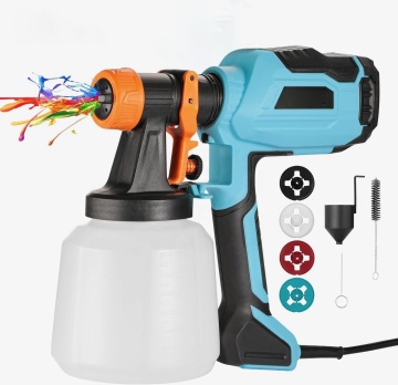 Pistola a spruzzo di potenza elettrica 500w 1400 ml di spruzzatore di vernice