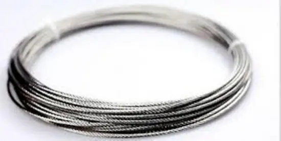 1mm 1.5mm 2mm Wire Rope 7x7 Stainless Steel