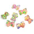 Mixed Color Glitter Bowknot Cute Resins Hair Accessories Girls Bedroom Ornaments Phone Shell Decoration Beads