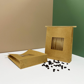 Fabriksdirektförsäljning matklass Tintie Sos Kraft Paper kaffeväska