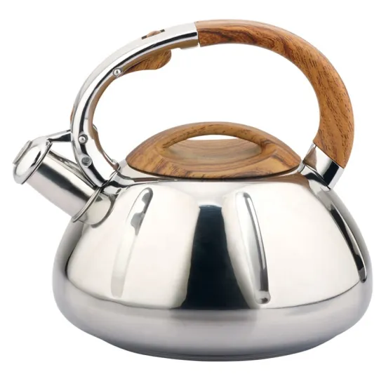 Stainless Steel 201 Whistling Kettle with Capsule Bottom for Gas Stove