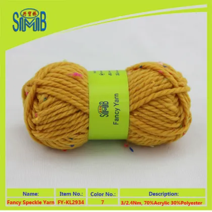 Oeko-Tex stylecraft yarn, Europe quality hand knitting yarn with colorful fiber, wholesale fancy knitting yarn