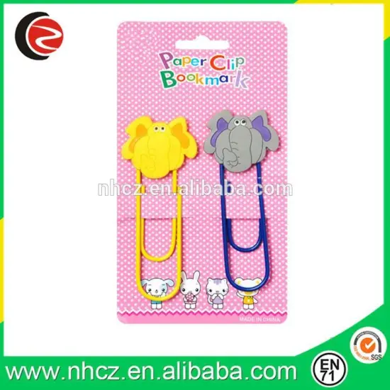 Elephant Paper Clip set