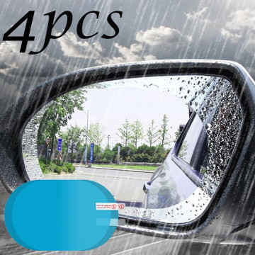 4 PCS Car Rearview Mirror Protective Film Light Washable Mirror Film Rear View Mirror Protective Auto Accessories#Y5