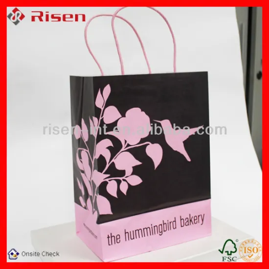 Fasion design paper bags from Wal-Mart