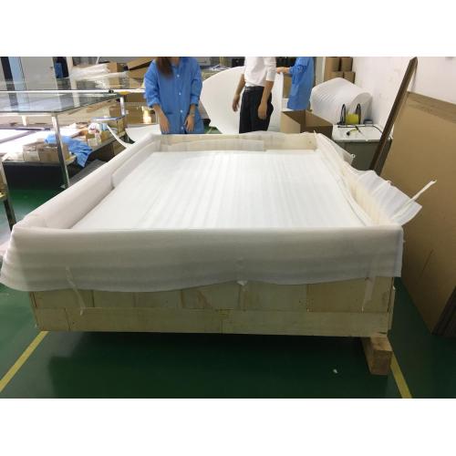 Soft flexible led curtaintransparen glass led display P10