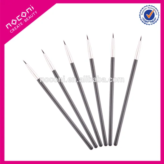 Professional Black Cosmetic Eye Liner Brush with Free Sample and Custom Logo Eyeliner Brush