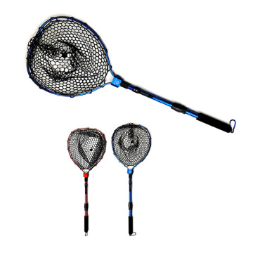 Wholesale Fishing Tackle: MISTER JIGGING 30-95CM Telescopic Rubber Foldable Landing Net