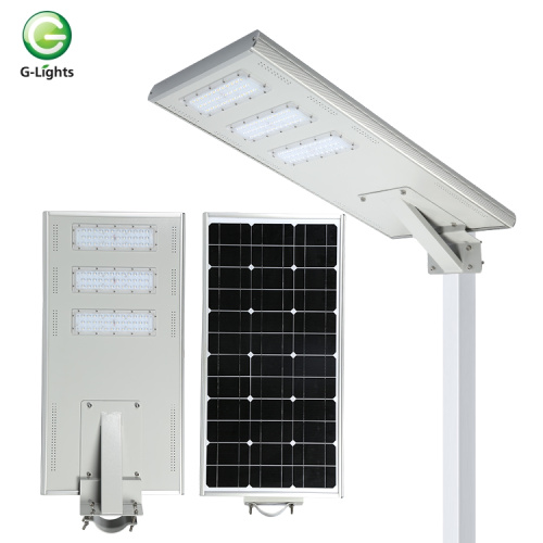 60 90 120 150 W All In One Lâmpada de rua LED solar