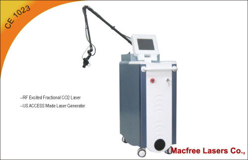 Rf Driver Fractional Co2 Laser Machine, 10600nm Laser Scar Removal Equipment