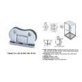 Bản lề cửa kính bằng thép không gỉ thiết kế đương đại