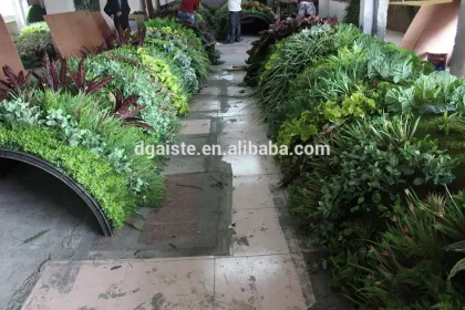 high technique fake grass wall evergreen artificial grass wall