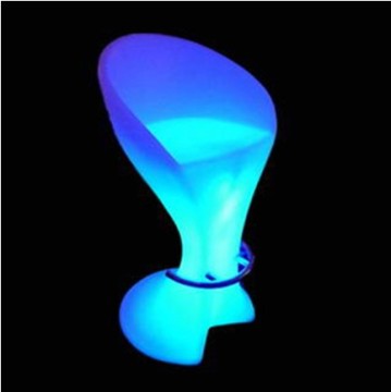 LED Lighting Battery-Powered Shining Bar Stool for Clubs