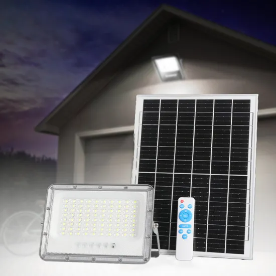 Hot Sell Remote Time-Control Waterproof Solar Flood Light with 6V-40W Solar Panel and Battery Options