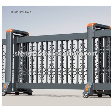 Electric automatic retractable with cast aluminum flower alarm door