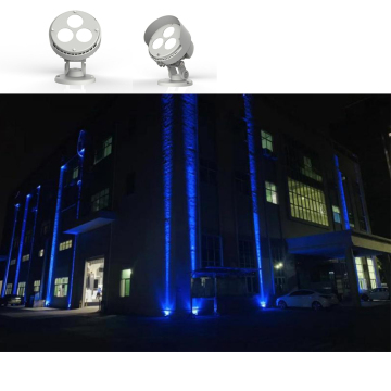 Schmaler Strahlwinkel IP65 wasserdichte Outdoor -LED -Spotlight - Werkspreis DMX512 RGBW Fassade Architektur Licht