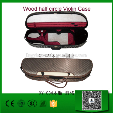 XY-033/XY-034 Wood half circle Violin Case