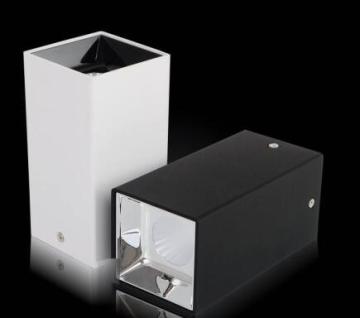 7W/12W/20W/30Wアンチグレア白い黒い正方形の天井ダウンライト
