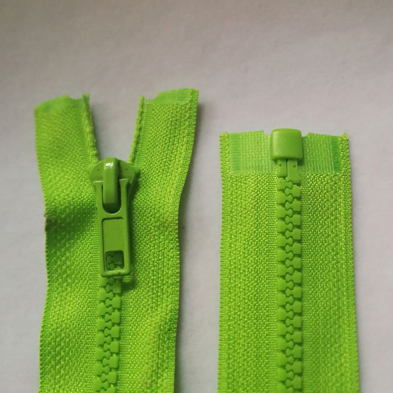 Heavy duty sweater zippers