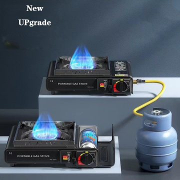 Dual-purpose Portable Gas Stove Outdoor Cooking Stove Gas Burner Automatic Ignition Gas Portable Butane Stove With Carrying Case