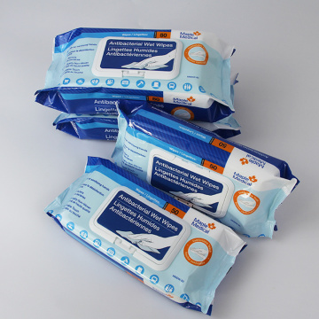 Flushable Disposable Antibacterial Wipes