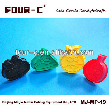 Cute bird plunger cookie cutter set,christmas cake decorating tools